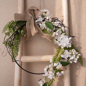 CF01009 Artificial Cherry Blossom Wreath New Design Decorative Flower Flower Wall Backdrop