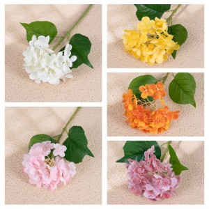 MW96002 Real Touch Gracile Hydrangea with Stem Artificial Flowers for Wedding Centerpieces DIY Floral Decor Home Decoration