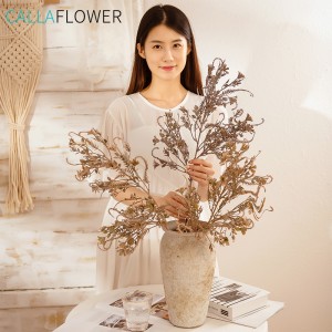 MW82113 Hot Selling Desain Baru Bunga Buatan Tanaman Plastik Buatan Daun Cypress Kering Dekorasi Rumah