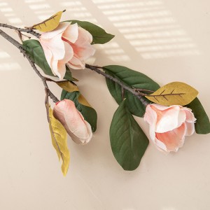 DY1-1131 Real touch Kinijos magnolijos šilko gėlių kalėdinių stiebų dekoracijos