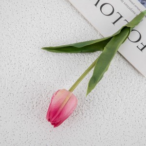 MW54102 Kézzel készített PU tulipánok, valódi tapintású mesterséges esküvői virág mini tulipán otthoni dekorációhoz