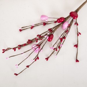 CL02001 Amor Berry Branches PE artificialis Flos Decorationis DIY ad Home Party Nuptialis Decoration Valentine's Day Event