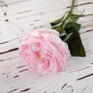 MW59902 Neues Design, künstliche Rose, fühlt sich echt an, einzelner Zweig, 6 Farben erhältlich, für Heimdekoration, Hochzeitsdekoration