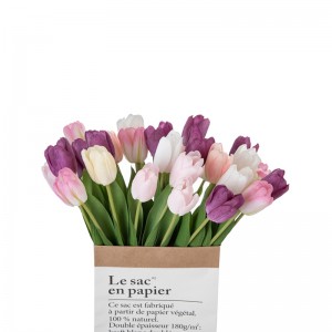 MW59901 Nový příchod Umělá květina Skutečný dotek stonku tulipánu Realistické Zachovalé Domácí párty Svatební dekorace