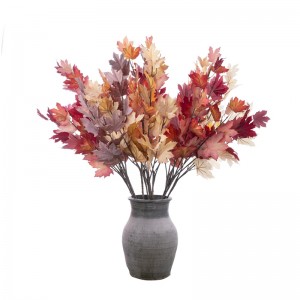 CL12001, vânzare fierbinte, ramuri și frunze de arțar din țesătură artificială, realizate din flori de plante de mătase, pentru decorarea casei, stilul de masă