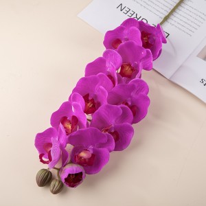 MW18901 Fiore artificiale Farfalla Orchidea Falena Stelo per fiori e piante decorative per feste di nozze domestiche