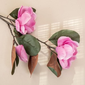 DY1-1131 Real touch Kinijos magnolijos šilko gėlių kalėdinių stiebų dekoracijos