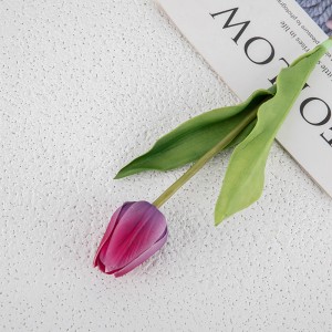 MW54102 Handmade PU Tulips Artificial Touch Wedding ດອກໄມ້ Mini Tulip ສໍາລັບການຕົກແຕ່ງເຮືອນ