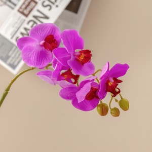 MW18903 Lateksowe storczyki motylkowe powlekane tkaniną Sztuczne kwiaty Prawdziwy dotyk Orchidea Phalaenopsis