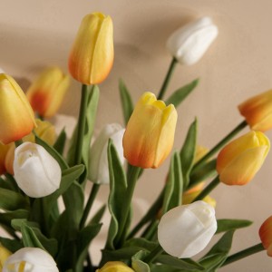 MW01502 Artificial Pu Tulip Decorative Flower Floral Faux For Home Decoration MW01502