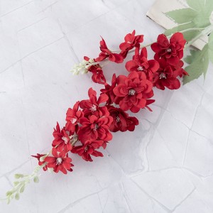 MW93001 New Design Artificial Fabric Delphinium Single Sprig 7 colors available for Spring Home Party Wedding Decoration