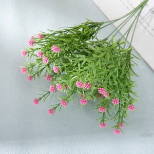 MW66666 فروش داغ جدید گل های پلاستیکی مصنوعی دسته گل گچی رنگارنگ گل های وحشی کوچک دسته کوچک نفس کودک برای