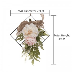 CF01067 Nástěnný závěs Tea Rose Dahlia Vysoce kvalitní květinové pozadí na zeď