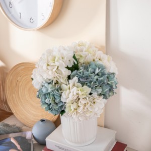 MW52665 Hortensia de flores artificiales, flores de seda para decoración de bodas