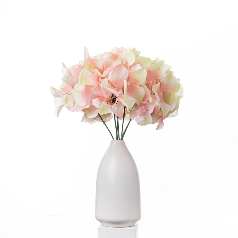 Brins d'hortensia artificiels, fleurs décoratives, matériaux de bricolage, décorations festives, vente en gros, GF15975-1