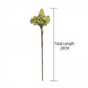 GF13645-1 Brand new Foam artificial stem berry Picks Berries decoration For Home Office Decoration