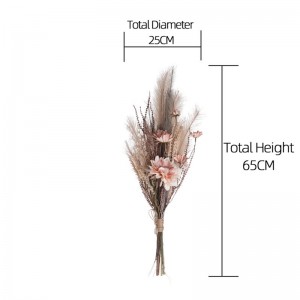 CF01164 ดอกรักเร่ประดิษฐ์ดอกเบญจมาศช่อดอกไม้และพืชดีไซน์ใหม่