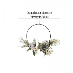 CF01206 高品質の人工ダリア ローズ オーキッド ハーフ ガーランド装飾花や植物用