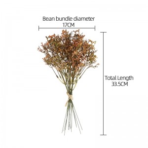 DY1-6232 Großhandel billige künstliche Blumenpflanzen in großen Mengen Gypsophila-Bohnenbündel mit niedrigem Mindestbestellwert für die Heimdekoration im Herbst