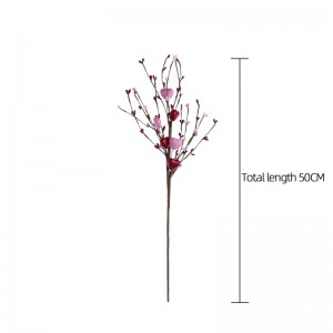 CL02001 Хайрын жимсний мөчир PE хиймэл цэцэг чимэглэл Гэрийн үдэшлэгт зориулсан хуримын чимэглэл Гэгээн Валентины өдөр