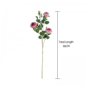 MW15189 वेडिंग सेंटरपीस रेशीम गुलाब देठ घाऊक गुलाब वनस्पती कृत्रिम फूल