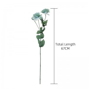 DY-397 פרחים מלאכותיים Platycodon Grandiflorum פרח Eustoma זר חתונה פרח