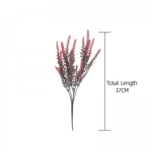 MW53462 زهور اصطناعية مصنوعة يدويًا رخيصة من البلاستيك زهور الخزامى لديكور حفلات المهرجان
