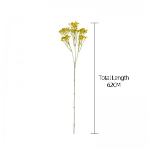 Fleurs artificielles Gypsophila MW53460, toucher réel, fleur de souffle de bébé, décoration de mariage blanche