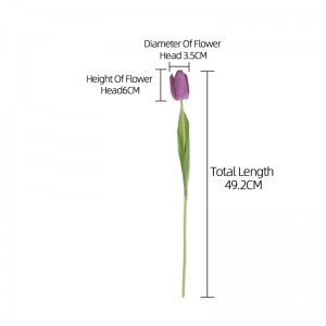 MW59901 New Arrival Artificial Flower Real Touch Tulip Stem Realistic Conserved Home Party Nuptialis Decoration