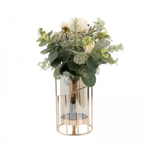 CF01041 Bouquet de Lotus artificiel nouveau Design décoration de mariage Bouquet de mariée fleurs en soie