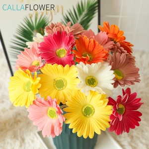 MW01513 Hot Sale Simulation Bulk Home Artificial Pu Daisy Single Stem Mother’s Day Gift Home Decoration