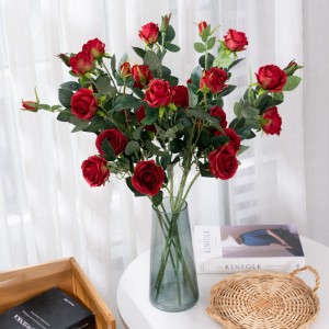 MW15189 Wedding Centerpieces Silk Roses ລໍາຂາຍສົ່ງດອກກຸຫລາບດອກໄມ້ທຽມ