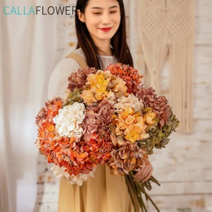 MW24833 kunstlillede hortensia tehase otsemüük Dekoratiivsed lillede pulmakeskused