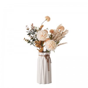 CF01221 حار بيع باقة من الزهور الاصطناعية النسيج الشمبانيا الهندباء باقة للمنزل ديكور حفلات الزواج