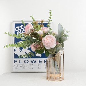 CF01029 Artificial Flower Bouquet Peony Hot Selling Wedding Dekorasyon