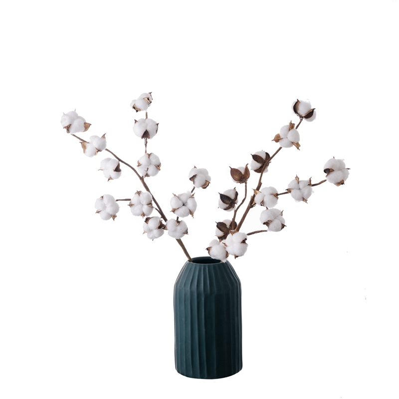 MW61103 Algodón de seda de 77 cm con 4 ramas de flores artificiales de bricolaxe de interior real Touch Fabricante de outras plantas decorativas