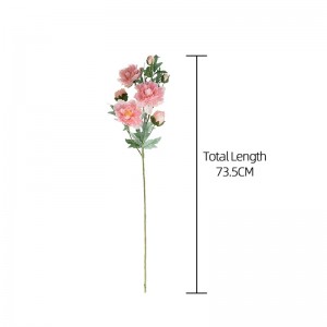 DY1-5769 Popular Artificialis Fabricae Peony germen Overall Height 73.5cm 4 colores available pro Nuptiali Decoration