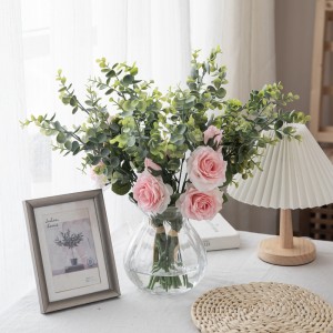 DY1-2300 인공 아름다운 긴 장미 줄기 꽃 꽃다발 홈 웨딩 장식