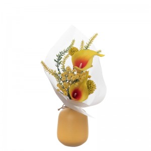 CF01099 Kunstig Calla Lily Thorn Kuglebuket Nyt design dekorative blomster og planter