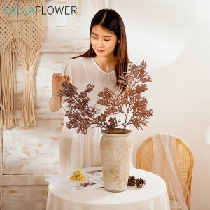МВ82106 Биљка вештачког цвећа са једном дугачком стаблом, боровим листом, воћем, велепродаја украсног цвећа и биљака
