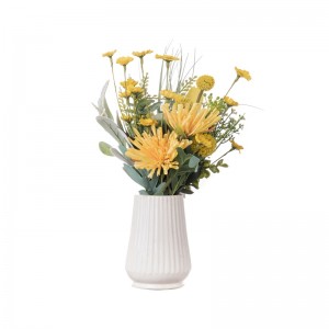 CF01185 Claw crùbag fuadain Chrysanthemum Daisy Thorn Ball Bouquet a’ reic sgeadachadh pòsaidh gàrraidh