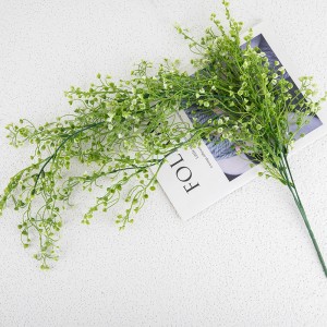 MW53456 Heißverkaufte Blattpflanzen Rattan-Weihnachtsband künstliche Grünblätter Rebe Hochzeitsdekoration