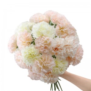 MW66770 Artificial Flower Carnation Hot Selling Wedding Decoration mpho ea Letsatsi la Bo-mme