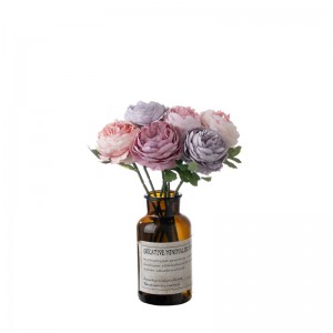MW57892 زخرفة الحرير الشاي الورود زهور الزفاف الديكور الاصطناعي زهرة الكاميليا لتجارة الجملة