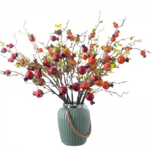 MW10884 New design Christmas Crafts Artificial Fruit Pomegranate bouquet For home decoration