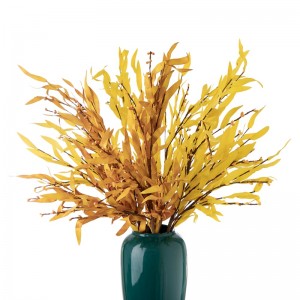 MW61284 Pianta da fiore artificiale all'ingrosso PE Lunghezza 79 cm Ramo di foglie di bambù Fiori e piante decorative