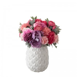 GF15324 Toptan Sıcak satış Gül Şakayık Çiçeği El Paketi Gelin Düğün Dekor