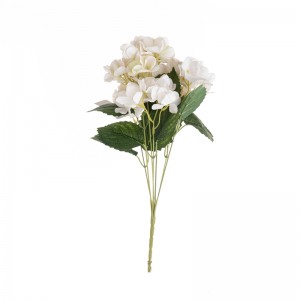 MW52705 népszerű művirág szövet 7 villás hortenzia köteg kerti esküvői dekorációhoz