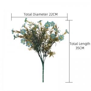 MW81111 Artificial Flower Bouquet သစ်ခွ လက်ကားအလှဆင်ပန်းများနှင့် အပင်များ