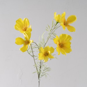 CL07001 Hot Sale Evropská petrklíč Umělé hedvábí Gesang Flower Fabric Coreopsis Single Stonek pro domácí dekorace Stolní Deco